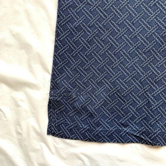 Nat Nast Luxury Originals Shirt Mens XL Silk Blend Geometric Short Sleeve Vented - Picture 8 of 12